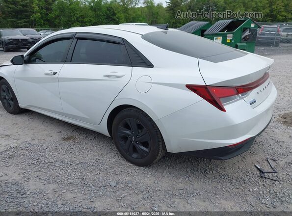 5NPLM4AG9NH053889 2022 HYUNDAI ELANTRA White Rear left