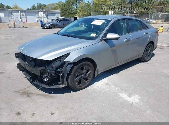 5NPLM4AG9PH098883 2023 HYUNDAI ELANTRA Серебряный Передняя левая четверть