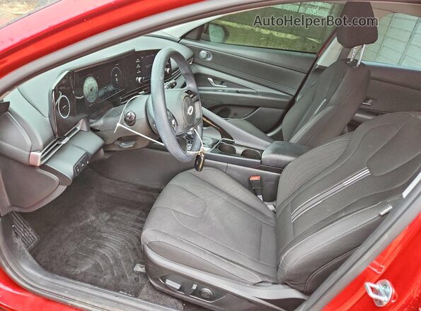 5NPLN4AG0MH043618 2021 HYUNDAI ELANTRA Red 