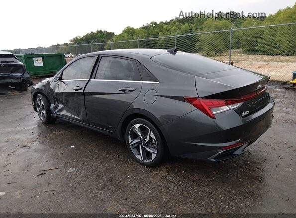 5NPLN4AG1MH041957 2021 HYUNDAI ELANTRA Серый Задняя левая четверть