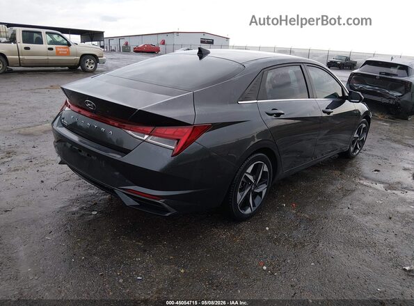 5NPLN4AG1MH041957 2021 HYUNDAI ELANTRA Серый Задняя правая четверть