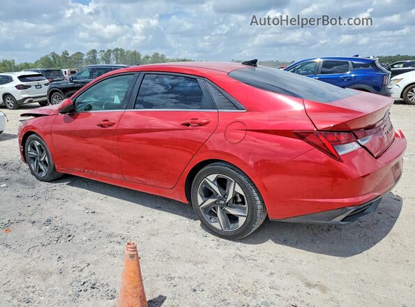 5NPLN4AG5MH011540 2021 HYUNDAI ELANTRA Red 