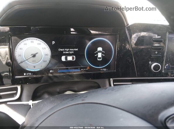 5NPLN4AG5NH066877 2022 HYUNDAI ELANTRA White Հետևի նստատեղերի տեսք