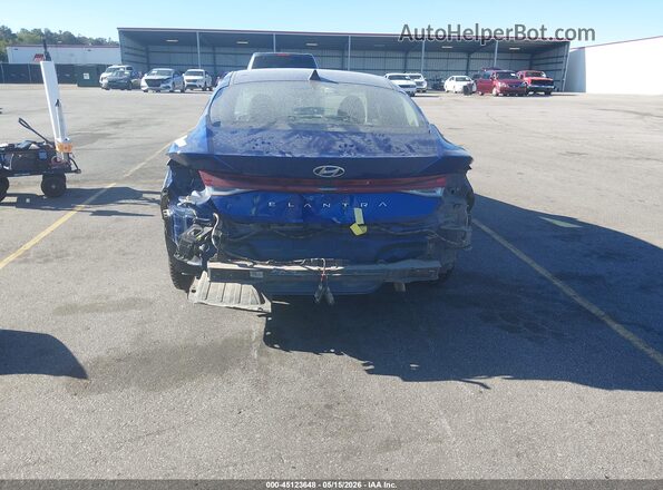 5NPLN4AG5NH067205 2022 HYUNDAI ELANTRA Blue Դիմացի տեսք