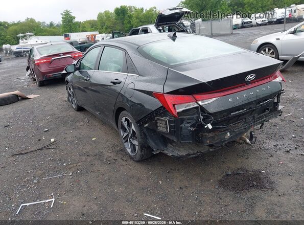 5NPLN4AG6MH018898 2021 HYUNDAI ELANTRA Black Tył lewy