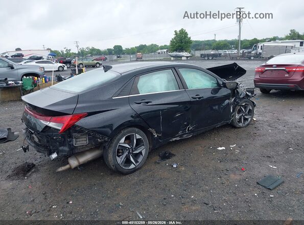 5NPLN4AG6MH018898 2021 HYUNDAI ELANTRA Black Tył prawy