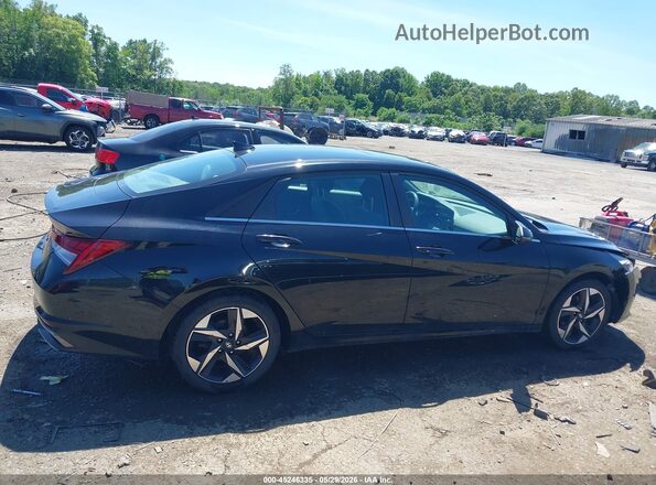 5NPLN4AG7MH030431 2021 HYUNDAI ELANTRA Black Սալոնի հետևի տեսք