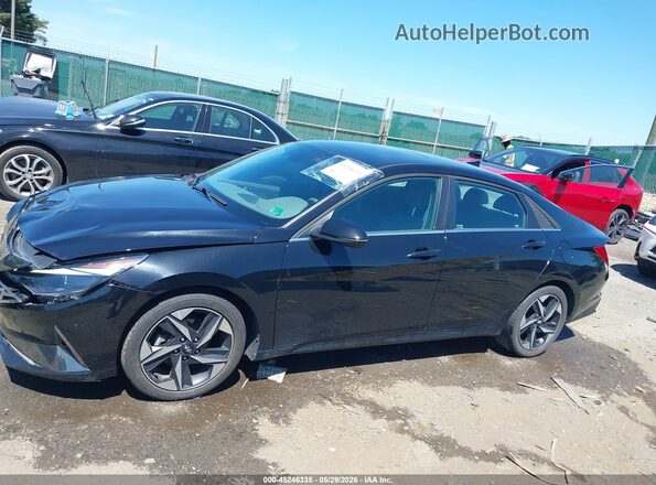 5NPLN4AG7MH030431 2021 HYUNDAI ELANTRA Black Սալոնի 360 աստիճան տեսք