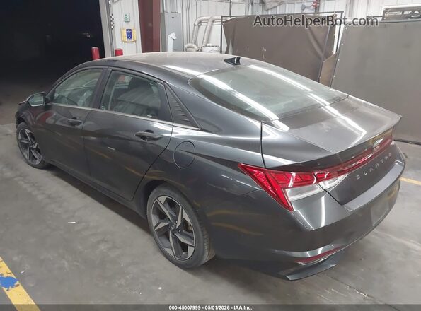 5NPLN4AG9MH022847 2021 HYUNDAI ELANTRA Gray უკანა მარცხენა