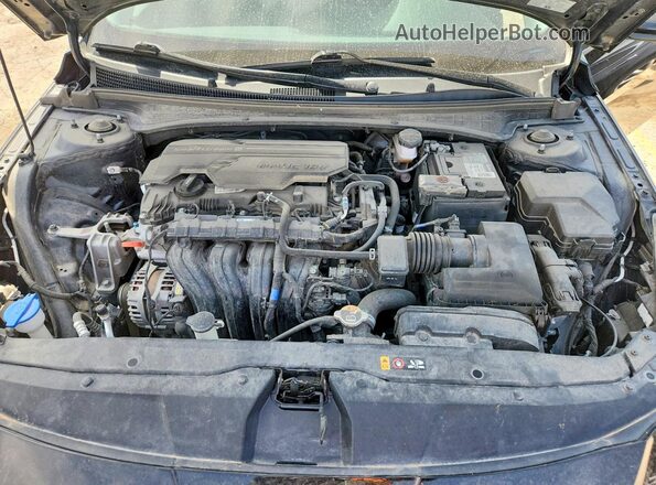 5NPLP4AG2NH072114 2022 HYUNDAI ELANTRA Black უკანა სალონის ხედი