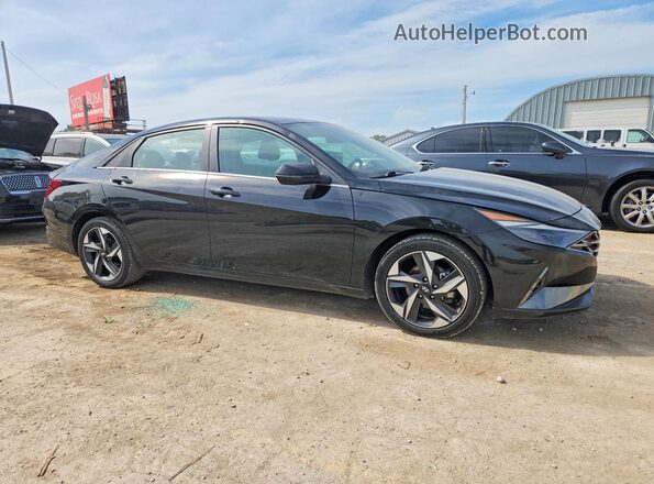 5NPLP4AG2NH072114 2022 HYUNDAI ELANTRA Black წინა მარჯვენა