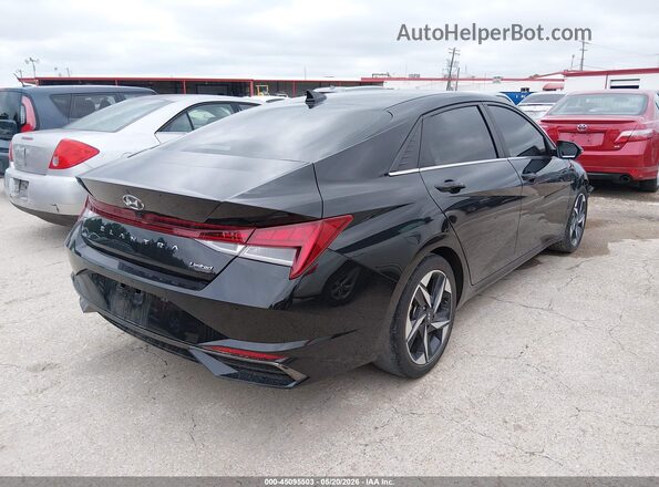 5NPLP4AG5NH068705 2022 HYUNDAI ELANTRA Black Задня права чверть