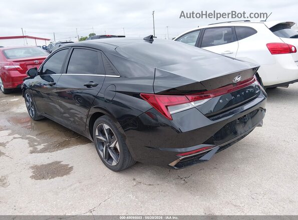5NPLP4AG5NH068705 2022 HYUNDAI ELANTRA Black Задня ліва чверть