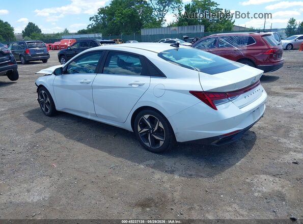 5NPLP4AG7MH002915 2021 HYUNDAI ELANTRA White Rear left