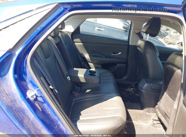 5NPLP4AG7NH068477 2022 HYUNDAI ELANTRA Blue VIN sticker view