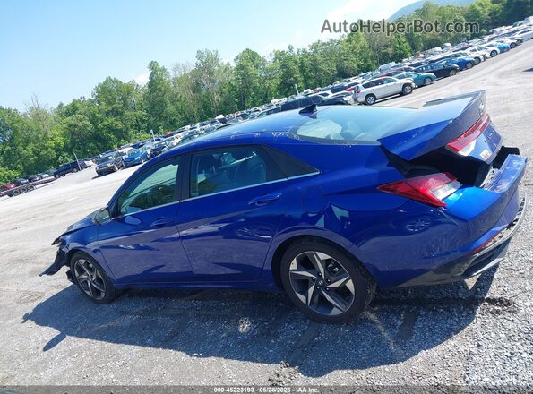 5NPLP4AG7NH068477 2022 HYUNDAI ELANTRA Blue 