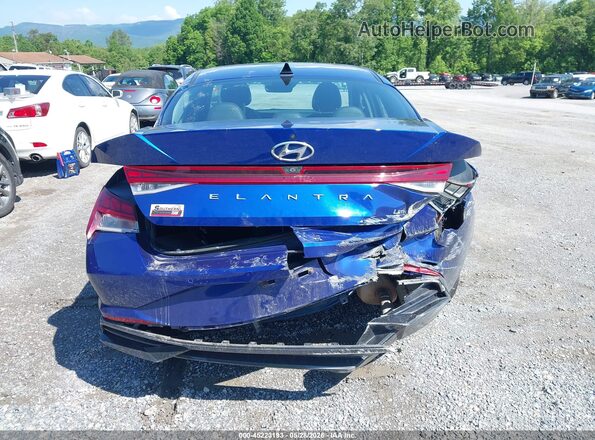 5NPLP4AG7NH068477 2022 HYUNDAI ELANTRA Blue 