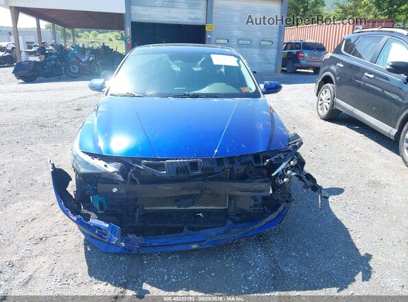 5NPLP4AG7NH068477 2022 HYUNDAI ELANTRA Blue Rear interior view