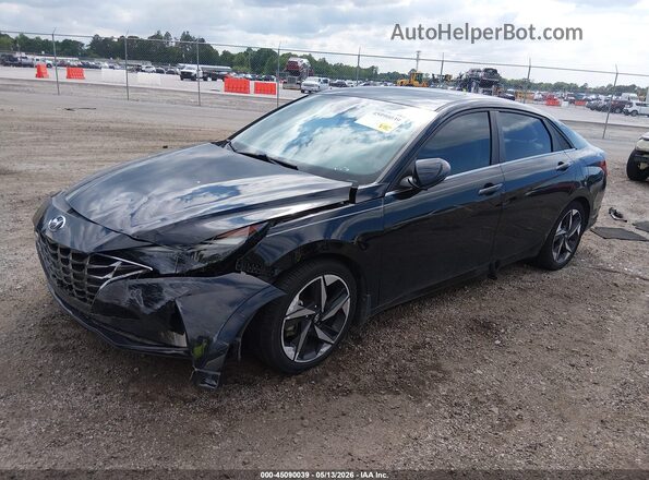 5NPLP4AG8NH065376 2022 HYUNDAI ELANTRA Black Front left