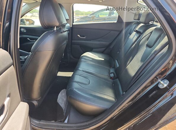 5NPLP4AG9PH088393 2023 HYUNDAI ELANTRA Черный Вид задних сидений