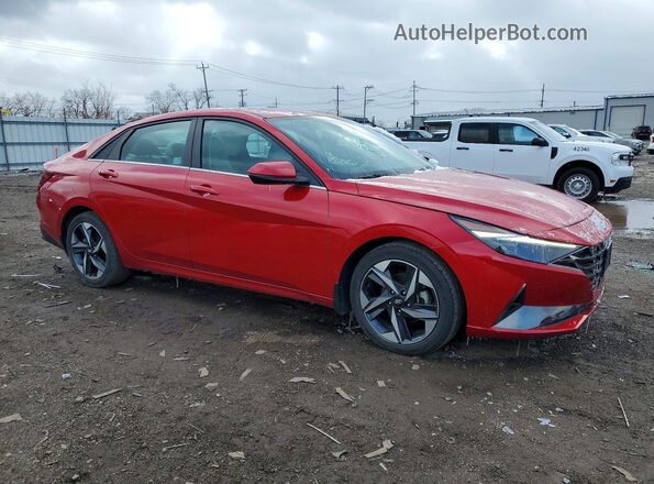 5NPLP4AG9PH117424 2023 HYUNDAI ELANTRA Красный 