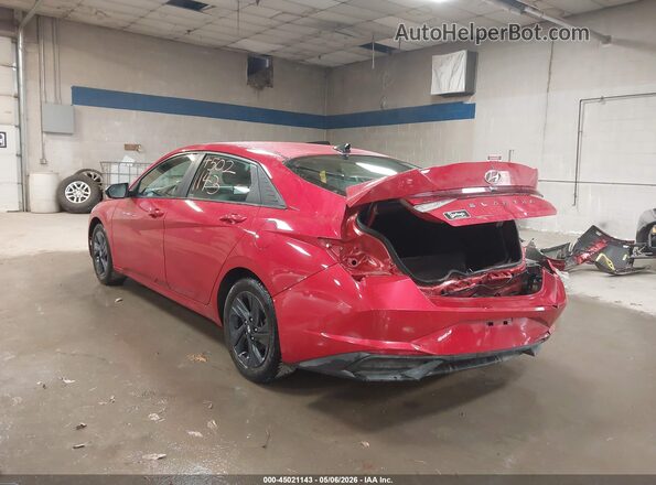 5NPLS4AG0MH007792 2021 HYUNDAI ELANTRA Red Tył lewy