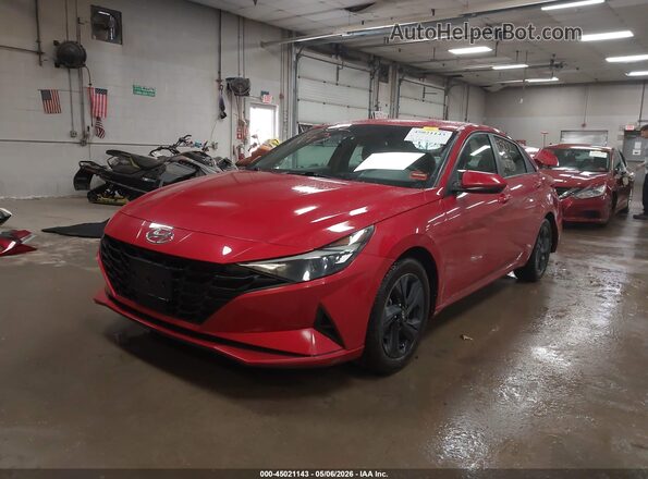 5NPLS4AG0MH007792 2021 HYUNDAI ELANTRA Red Przód lewy