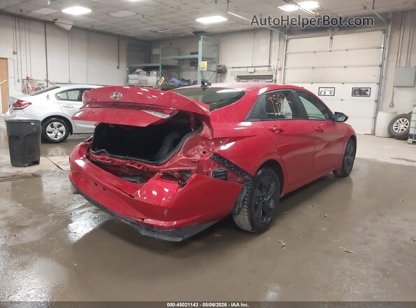 5NPLS4AG0MH007792 2021 HYUNDAI ELANTRA Red Tył prawy