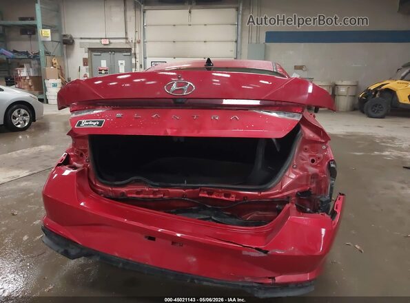 5NPLS4AG0MH007792 2021 HYUNDAI ELANTRA Red Widok z przodu