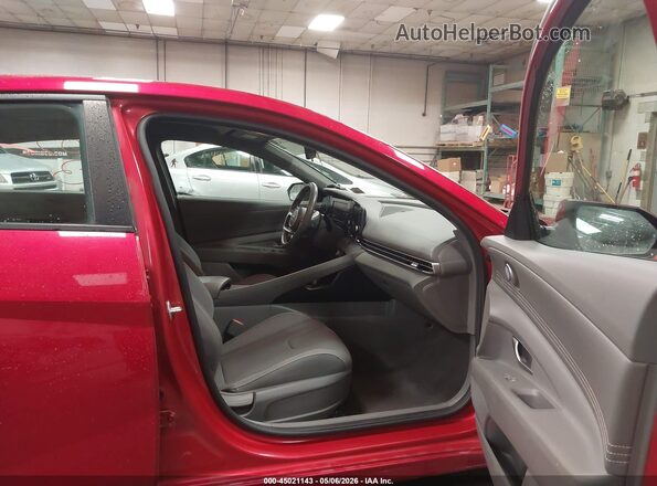5NPLS4AG0MH007792 2021 HYUNDAI ELANTRA Red Widok wnętrza z przodu