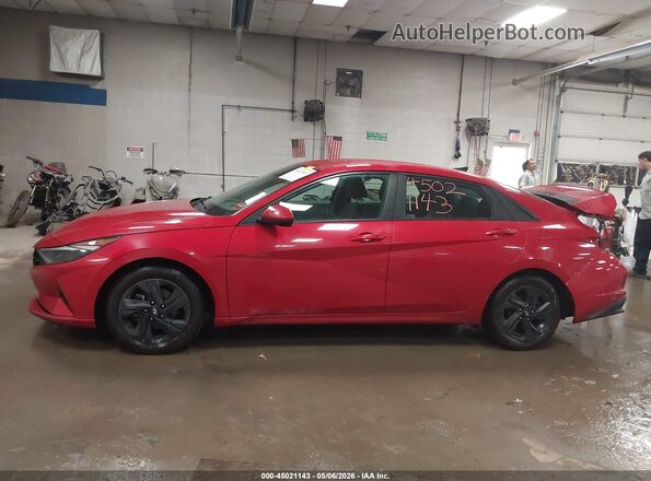 5NPLS4AG0MH007792 2021 HYUNDAI ELANTRA Red 