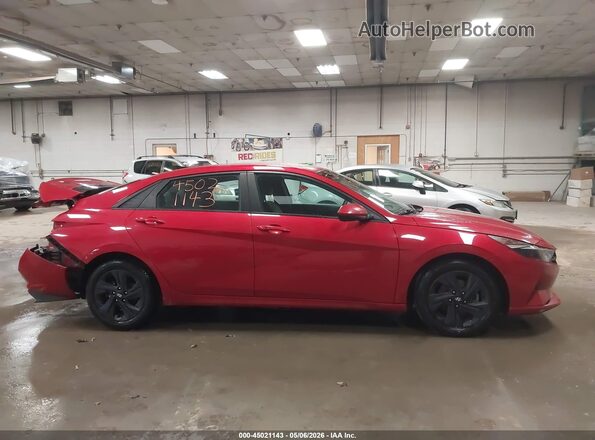 5NPLS4AG0MH007792 2021 HYUNDAI ELANTRA Red Widok wnętrza 360 stopni