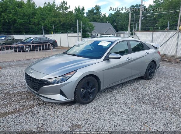 5NPLS4AG1MH009714 2021 HYUNDAI ELANTRA Silver Przód lewy