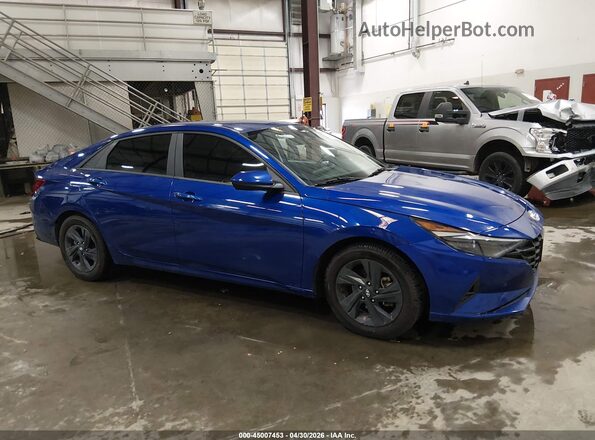 5NPLS4AG2MH052426 2021 HYUNDAI ELANTRA Blue 360 interior view