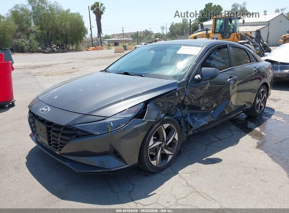 5NPLS4AG2PH088475 2023 HYUNDAI ELANTRA Gray წინა მარცხენა ხედი სამი მეოთხედიდან