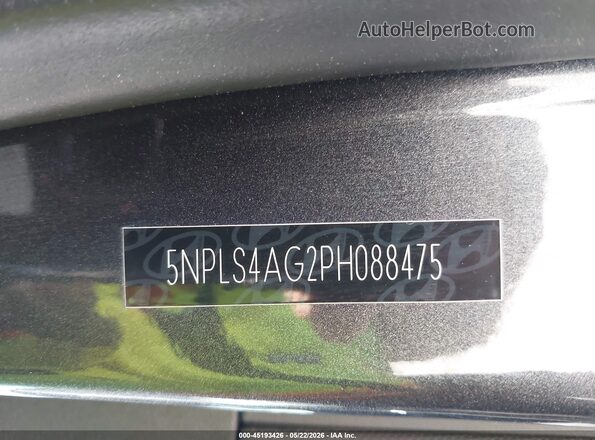 5NPLS4AG2PH088475 2023 HYUNDAI ELANTRA Gray ძრავის განყოფილების ხედი