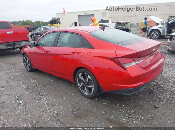 5NPLS4AG2PH113424 2023 HYUNDAI ELANTRA Red Задня ліва чверть