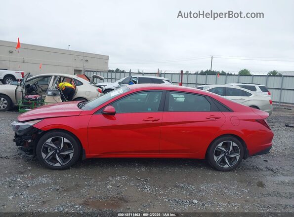 5NPLS4AG2PH113424 2023 HYUNDAI ELANTRA Red Панорамний вид салону 360°