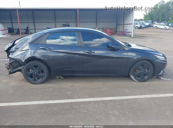 5NPLS4AG3MH051110 2021 HYUNDAI ELANTRA Gray Սալոնի 360 աստիճան տեսք
