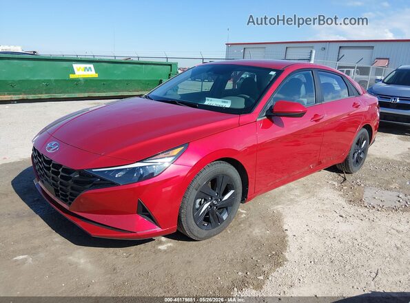 5NPLS4AG3NH075232 2022 HYUNDAI ELANTRA Red Vista tres cuartos delantera izquierda
