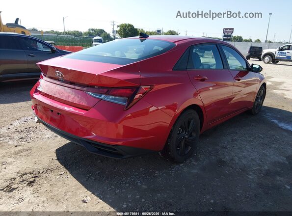 5NPLS4AG3NH075232 2022 HYUNDAI ELANTRA Red Trasero derecho