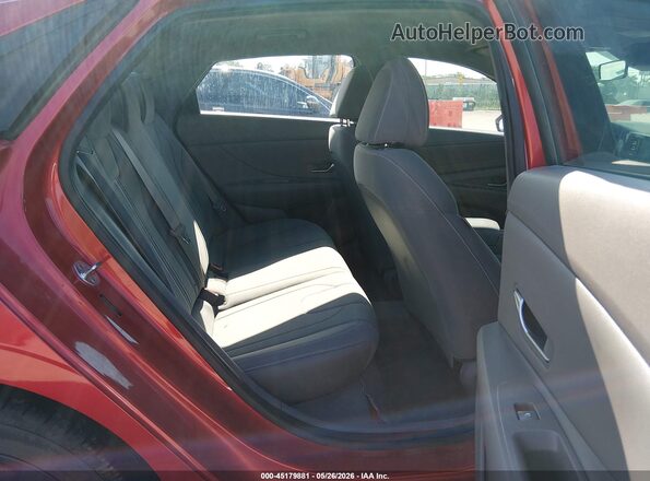 5NPLS4AG3NH075232 2022 HYUNDAI ELANTRA Red Vista de la etiqueta del VIN