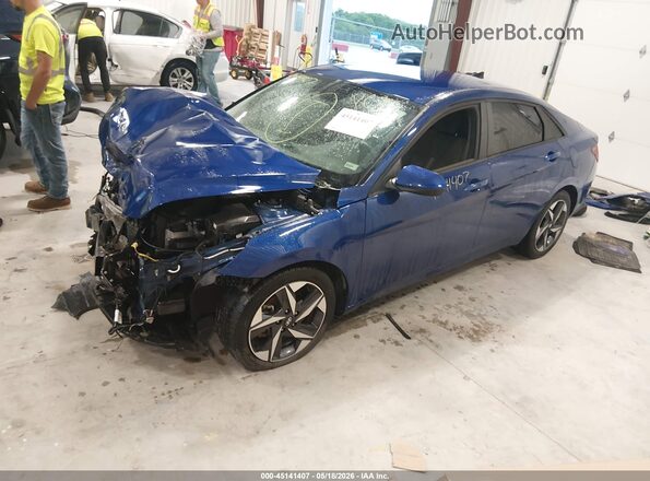 5NPLS4AG3PH093863 2023 HYUNDAI ELANTRA Blue Передня ліва чверть