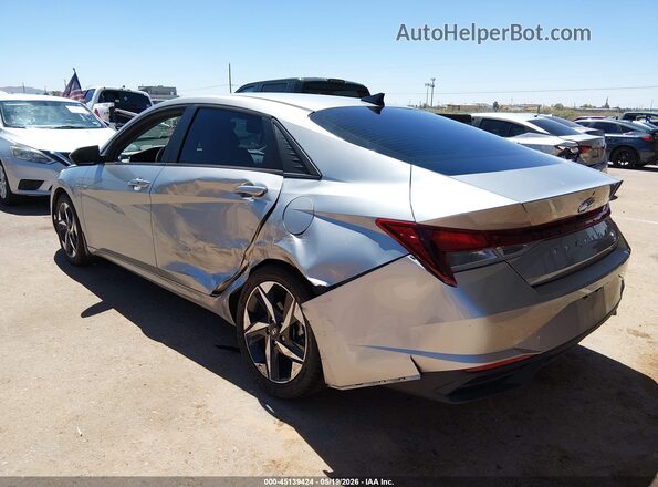 5NPLS4AG3PH107647 2023 HYUNDAI ELANTRA Silver Задня ліва чверть