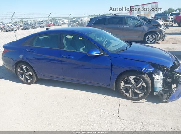5NPLS4AG4PH091314 2023 HYUNDAI ELANTRA Blue Widok wnętrza 360 stopni