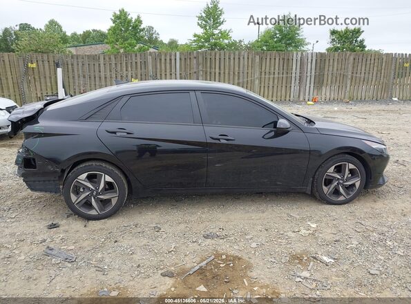 5NPLS4AG4PH112419 2023 HYUNDAI ELANTRA Black Սալոնի 360 աստիճան տեսք