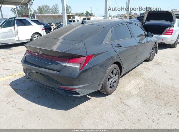 5NPLS4AG8MH004770 2021 HYUNDAI ELANTRA Black უკანა მარჯვენა