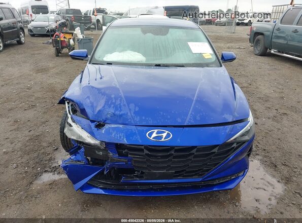 5NPLS4AG8PH105926 2023 HYUNDAI ELANTRA Blue Instrument cluster view