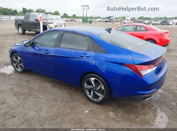 5NPLS4AG8PH105926 2023 HYUNDAI ELANTRA Blue Rear left