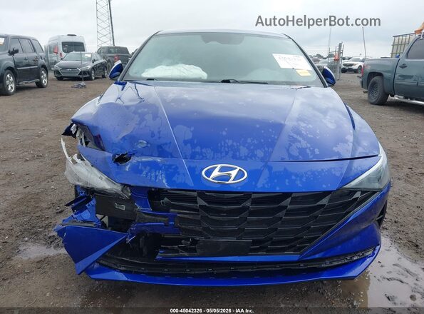 5NPLS4AG8PH105926 2023 HYUNDAI ELANTRA Blue Front view